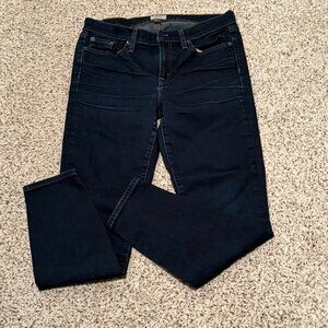 JCrew | Toothpick Slim Fit Denim Ankle Jeans | Dark Wash | Size 29